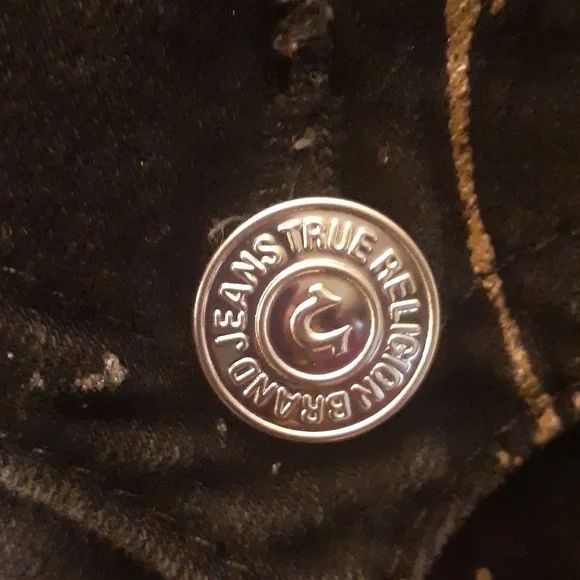 True Religion men's splattered skinny jeans - Picture 4 of 8